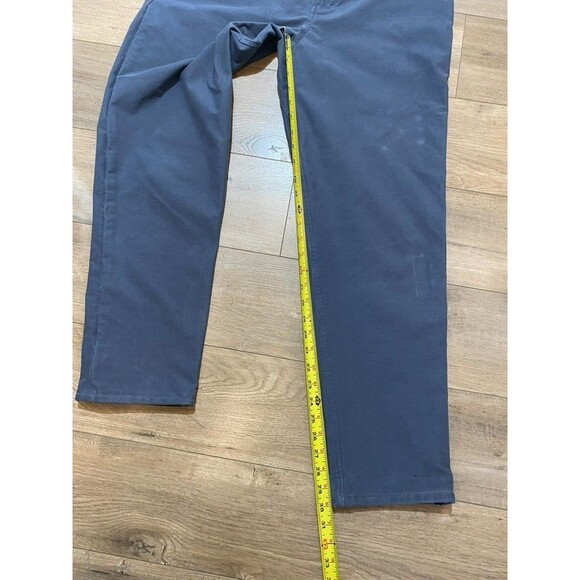 Lululemon Tech Canvas ABC Mens 32X32 Slim Stretch Desert Blue LM5AQIS Pants - Picture 4 of 9